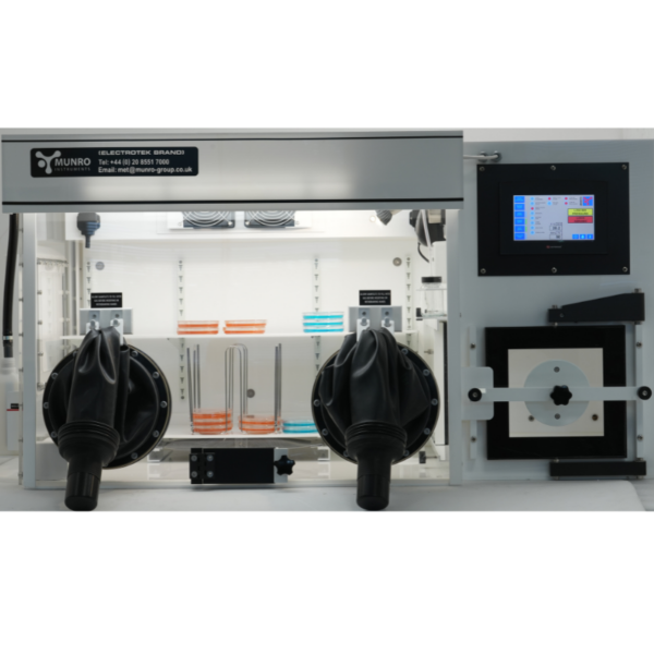 M004 Munro Instruments Anaerobic Workstation/Chamber AW500SG -2 Gloves,500 Petri Dishes
